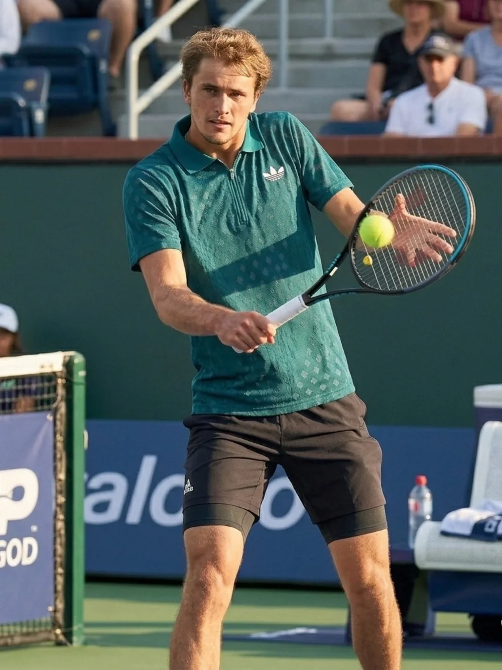 Adidas Club Tennis Climacool+ FreeLift Piqué Polo - JY4848 - Aurora Ivy - LARGE